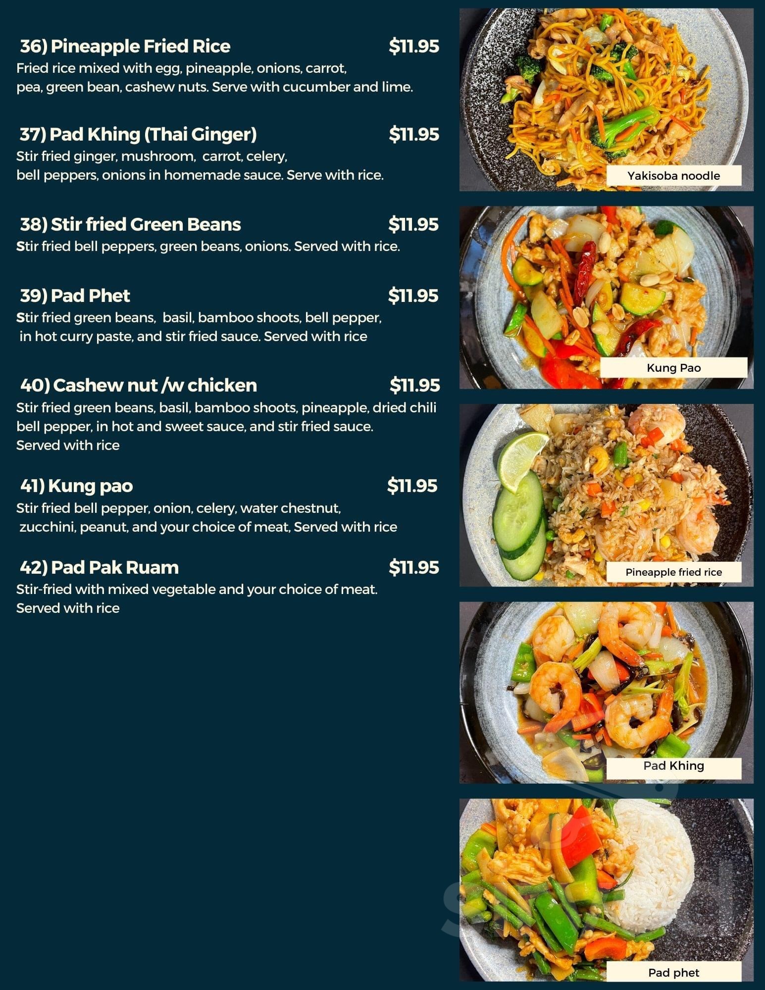 Oriental Cafe Menu In St Helens Oregon USA