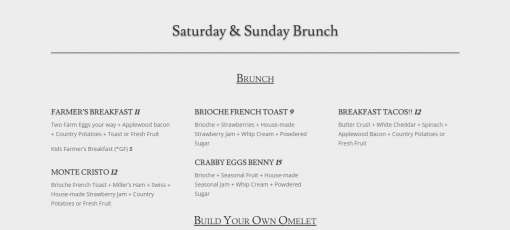 The Rack House Menu Menu for The Rack House Kitchen Wine Whiskey® in Cottleville, MO | Sirved