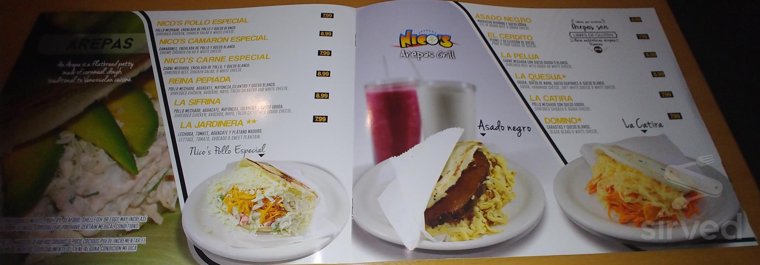 Nicos Arepas Food Truck - Sheldon Rd. menu in Tampa, Florida, USA