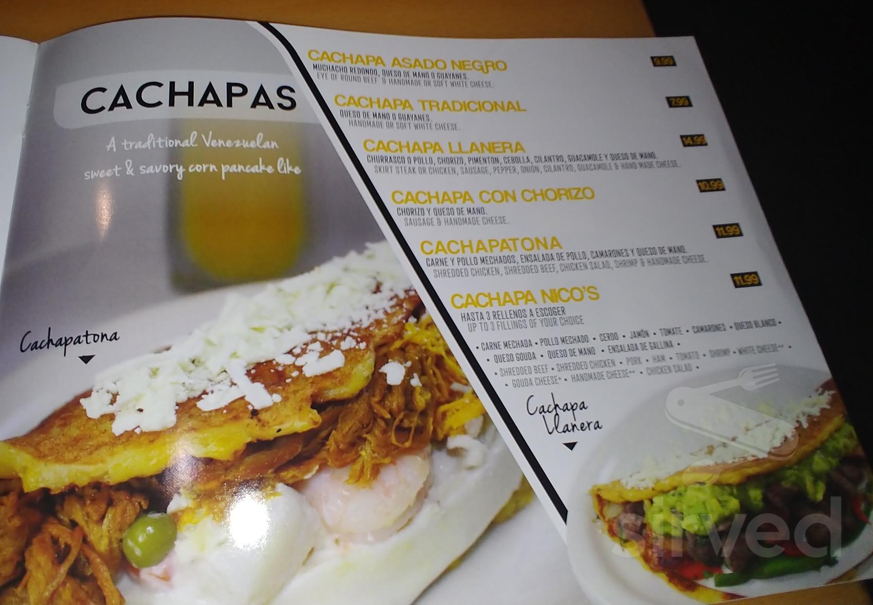 Nicos Arepas Food Truck - Sheldon Rd. menu in Tampa, Florida, USA