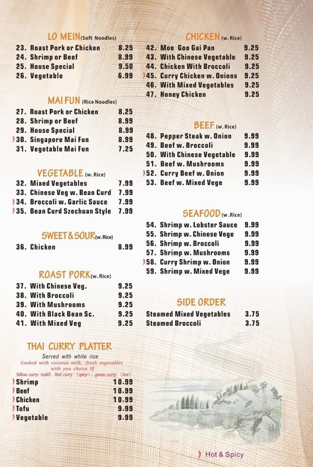 Koris Menu Kori menu in Clarksville, Tennessee, USA