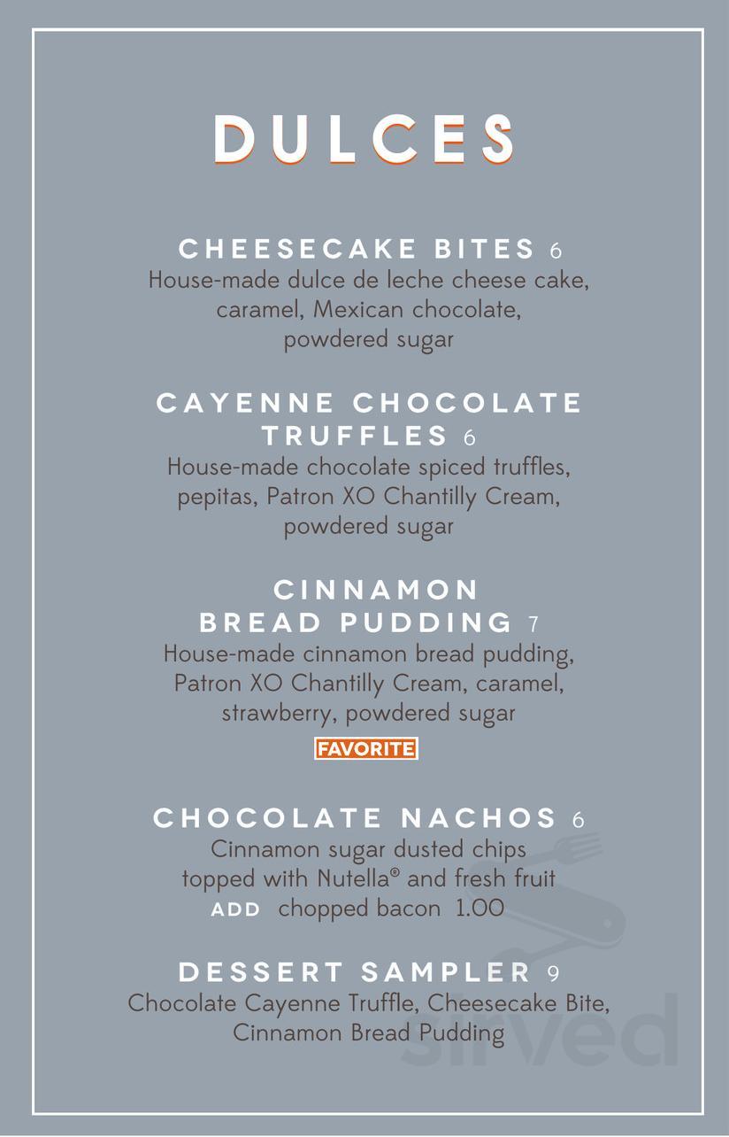 Menu for BABALU® - East Memphis - Memphis, TN | Sirved