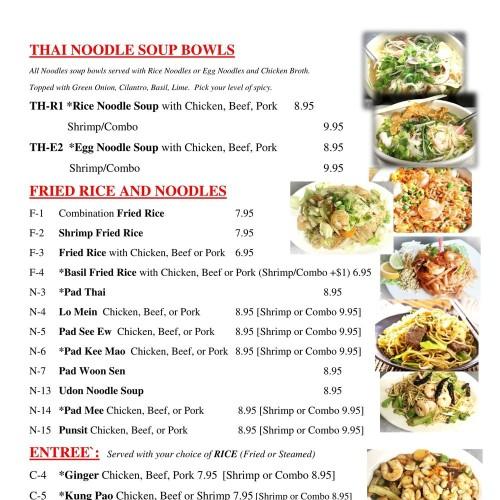 Jitra Thai Cuisine menu in Del Rio, Texas, USA