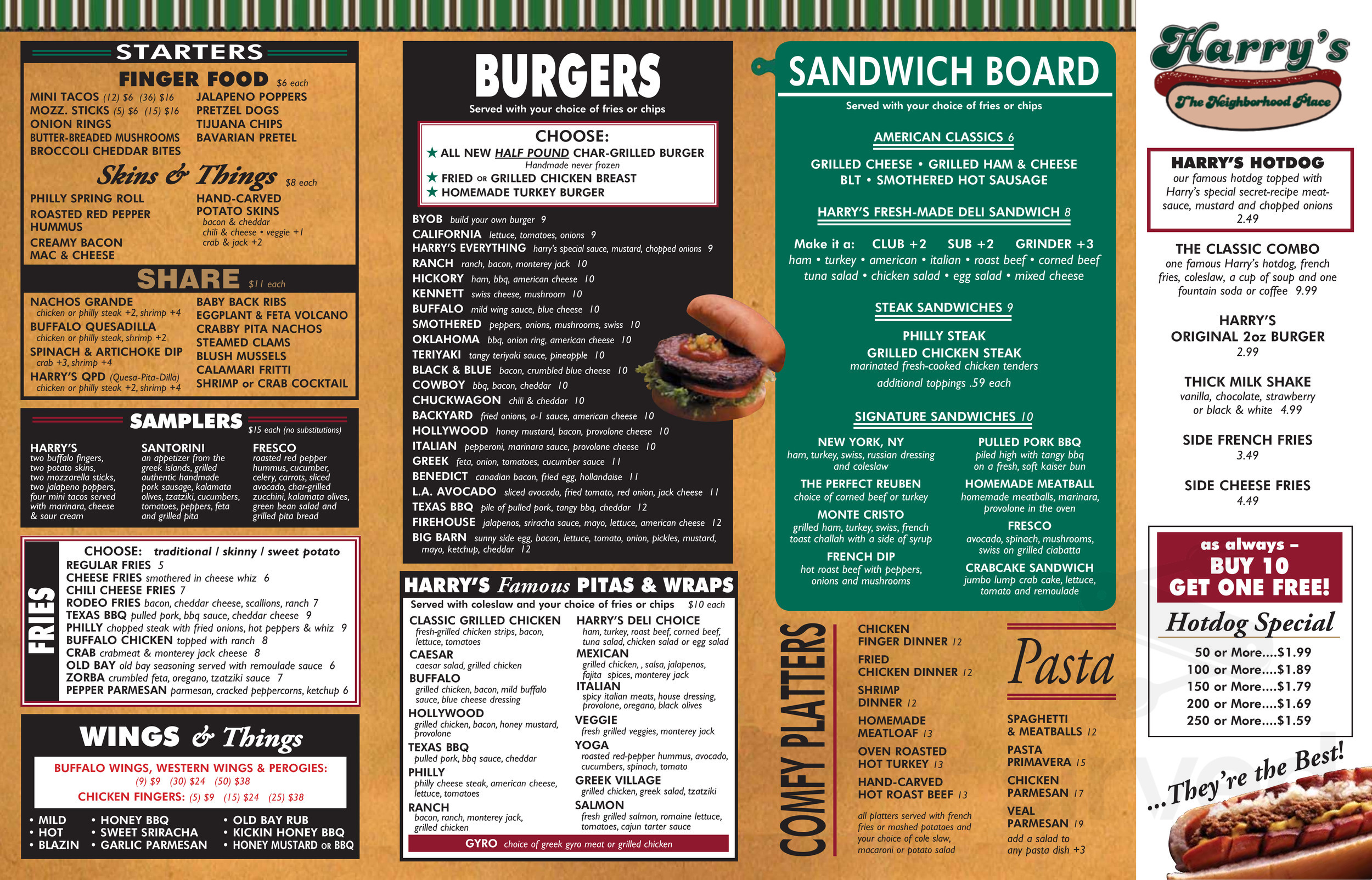 Harry's Hotdogs menus in Sadsburyville, Pennsylvania, United States