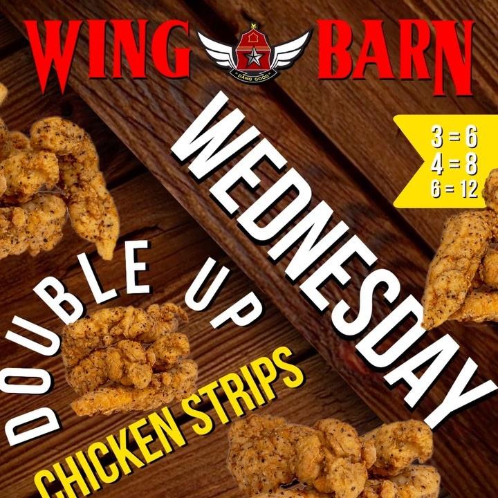Wing Barn Pablo Kisel menu in Brownsville, Texas, USA