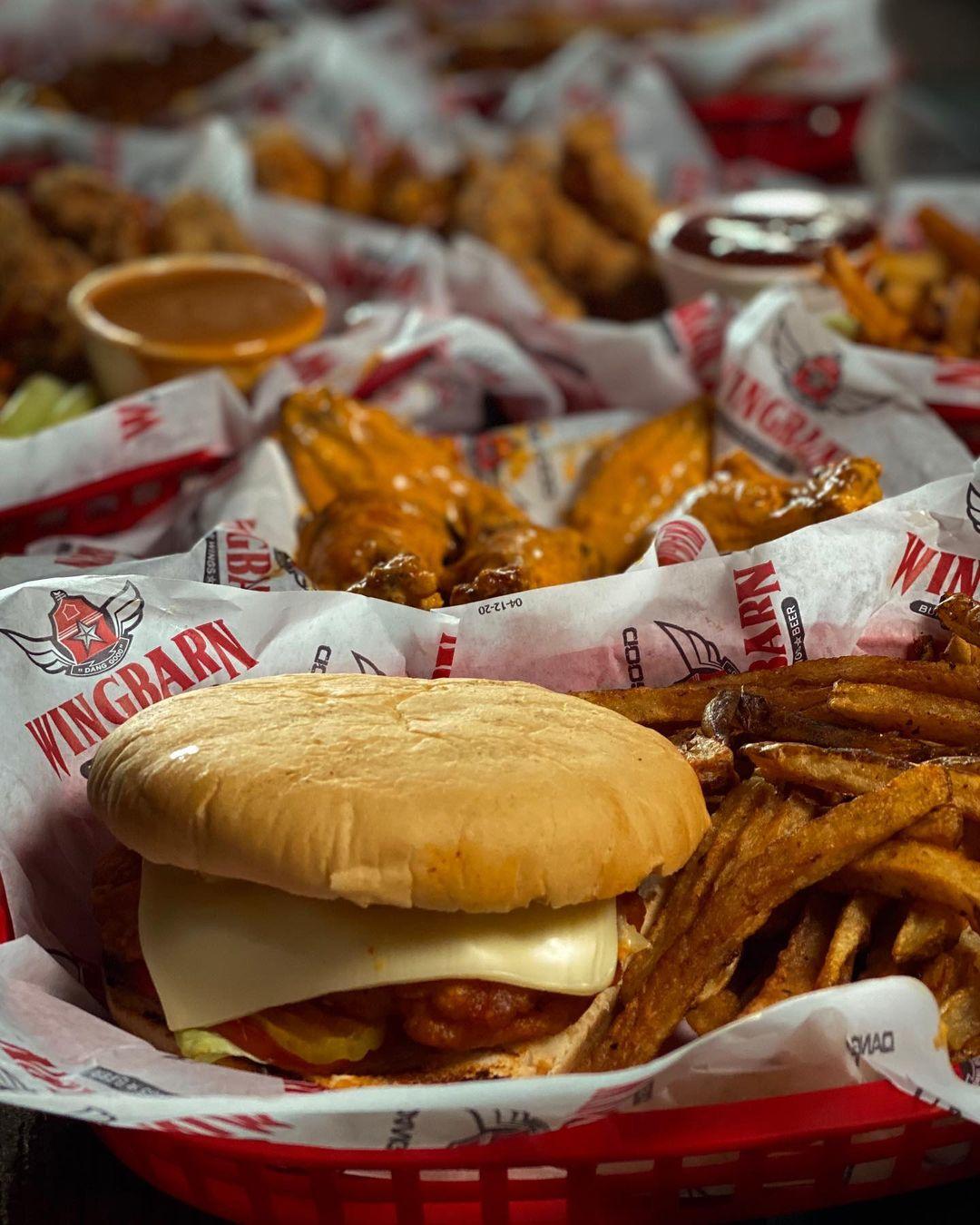 Wing Barn Pablo Kisel menu in Brownsville, Texas, USA