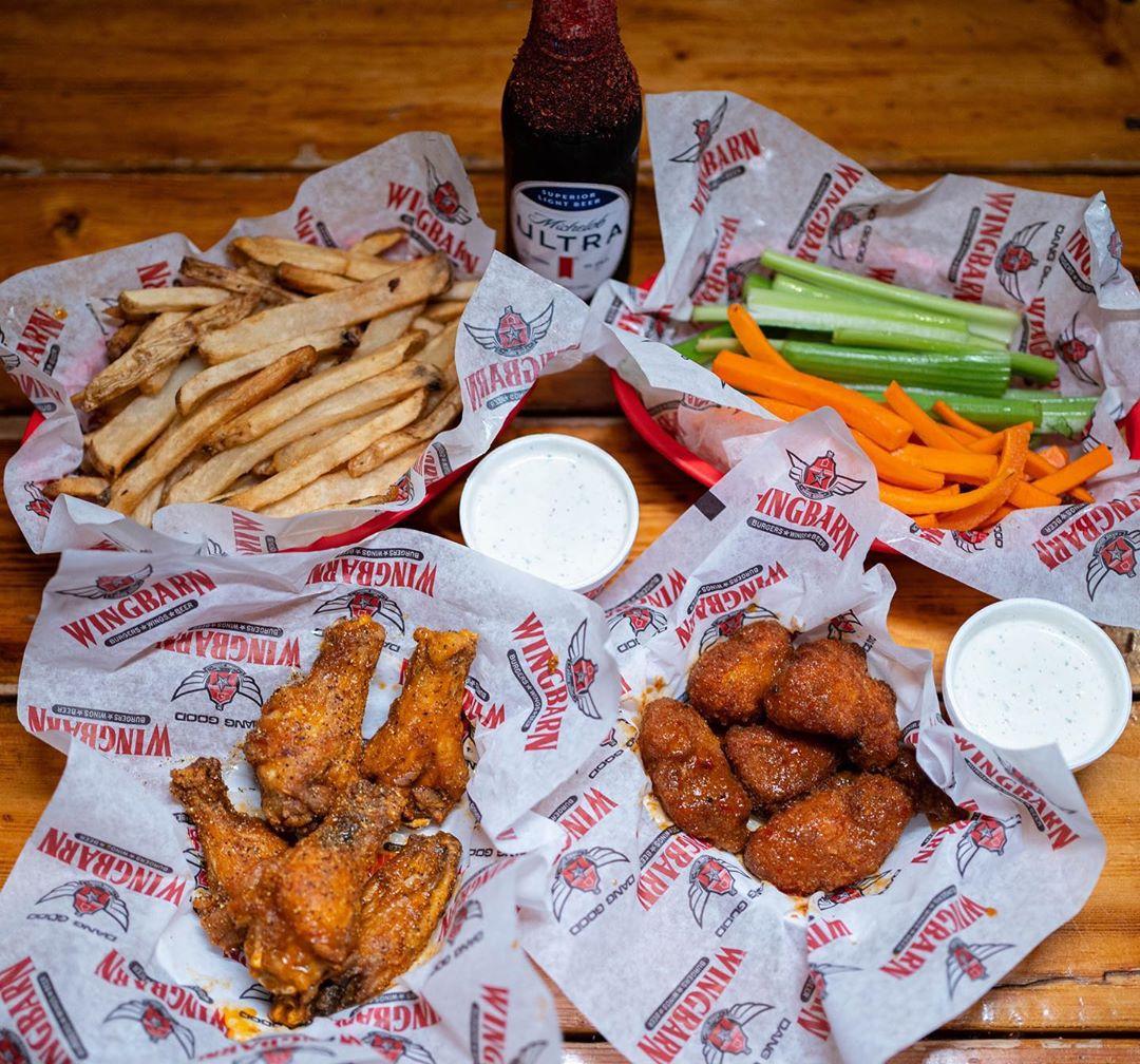 Wing Barn Pablo Kisel menu in Brownsville, Texas, USA