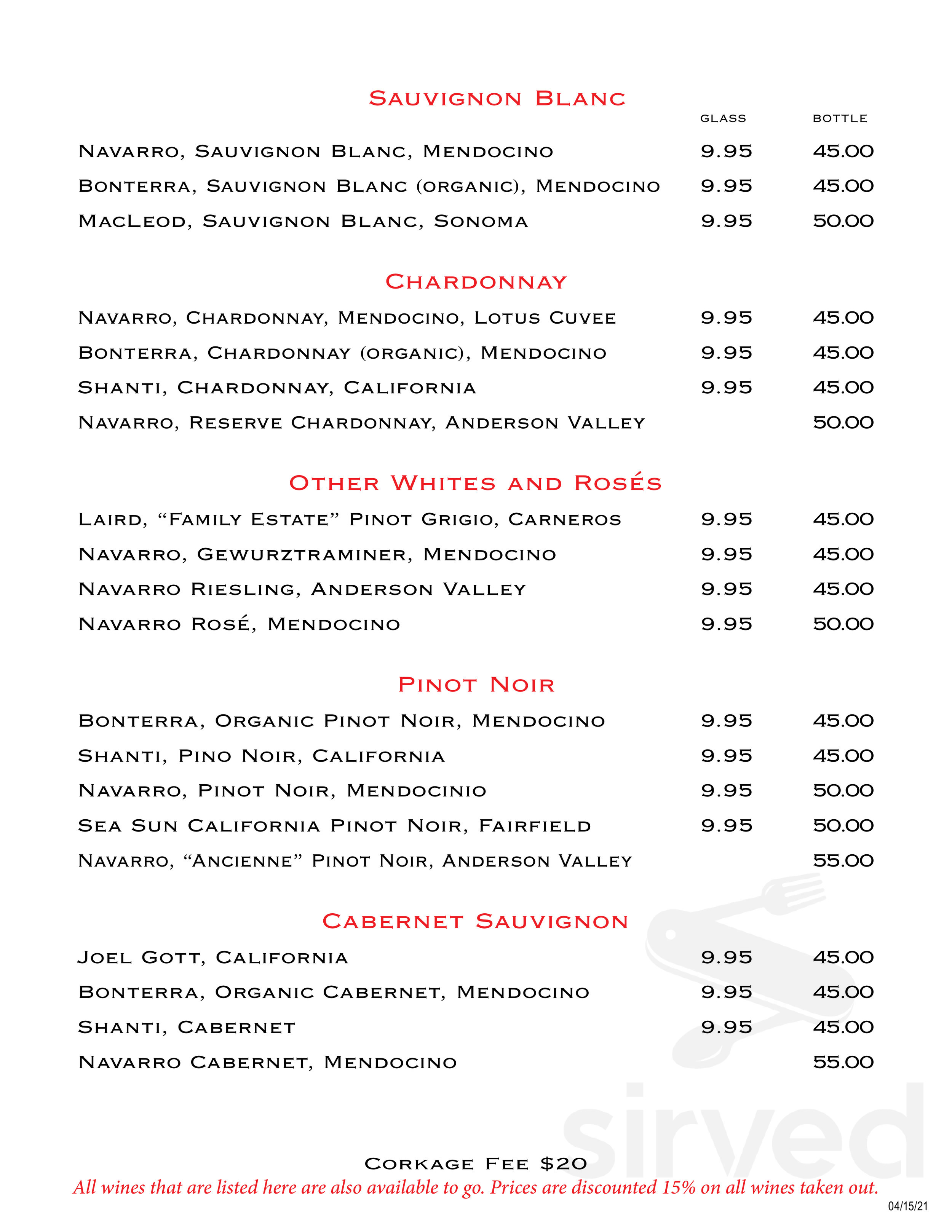 Lotus Cuisine of India menus in San Rafael, California, United States