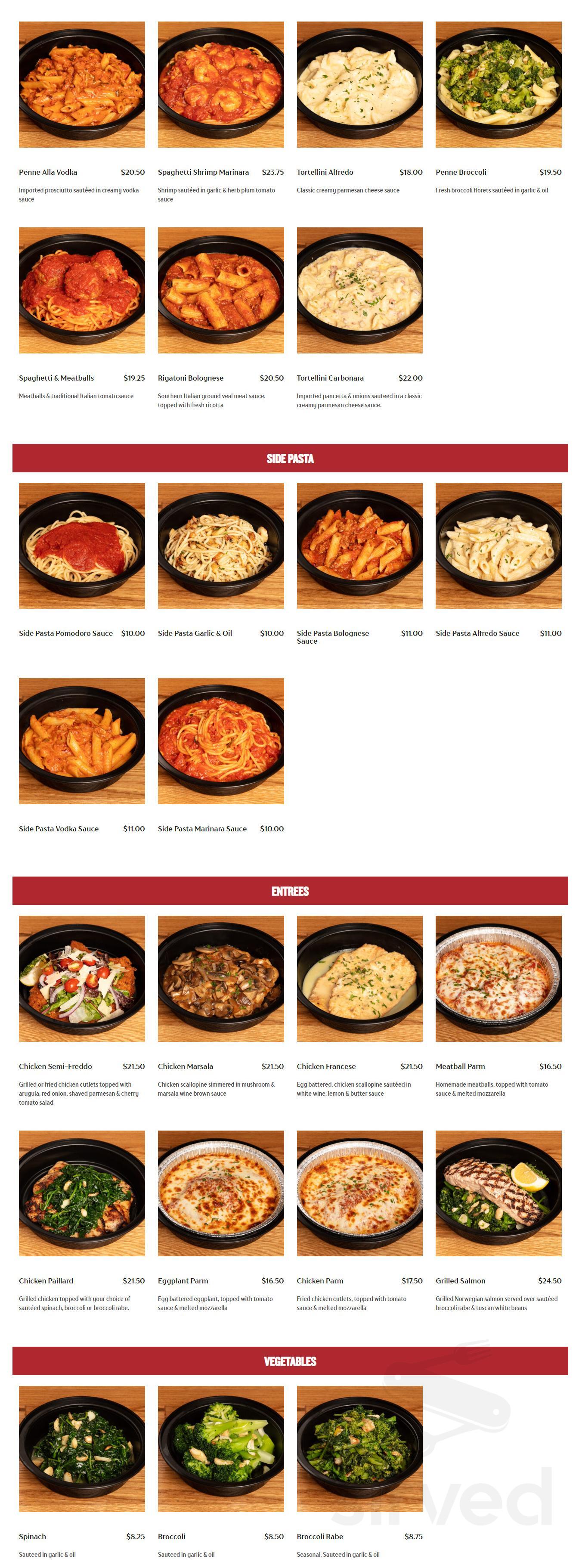 Lena's Italian Kitchen (UES) menu in New York, New York, USA