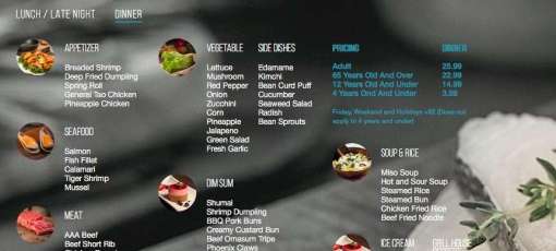 Menu for Spring Grill House in Hamilton, ON | Sirved
