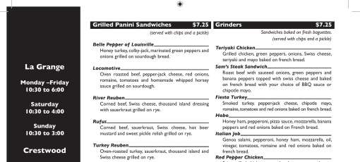 Red Paper Menu Menu for Red Pepper Deli Cafe & Catering in La Grange, KY | Sirved