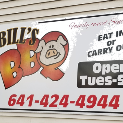 Bill's BBQ Logo in Mason City, Iowa
