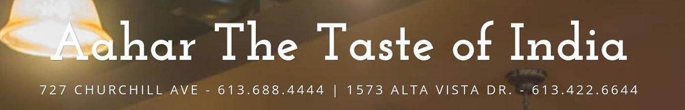 Aahar The Taste of India (Alta Vista) Logo in Ottawa, Ontario