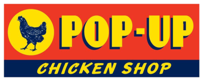 Pop-Up Chicken Shop Logo in Bloomington, Illinois