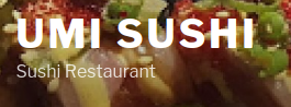 Umi Sushi Fresno Logo in Fresno, California