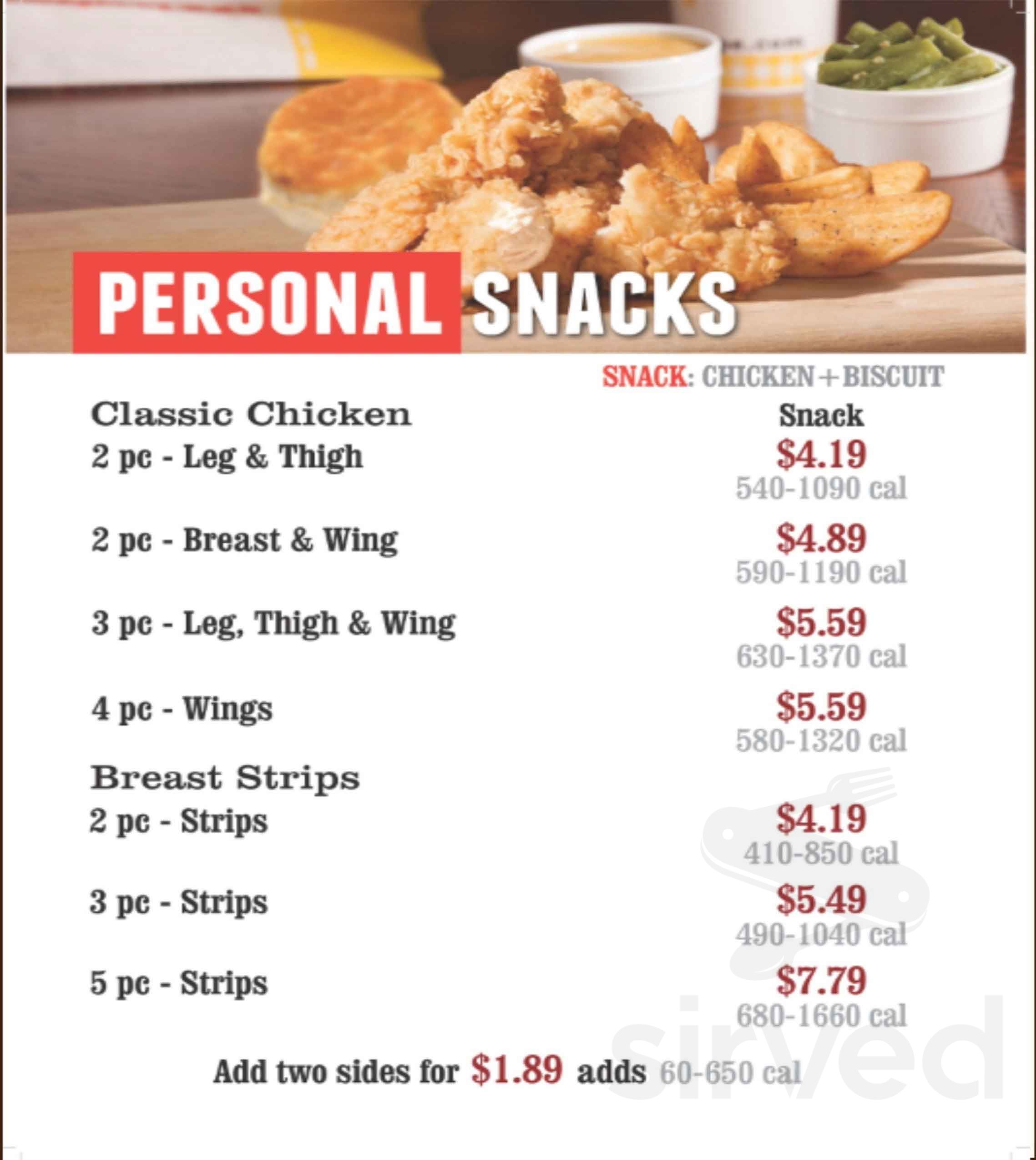 Lee's Famous Recipe Chicken menu in Muskegon, Michigan, USA