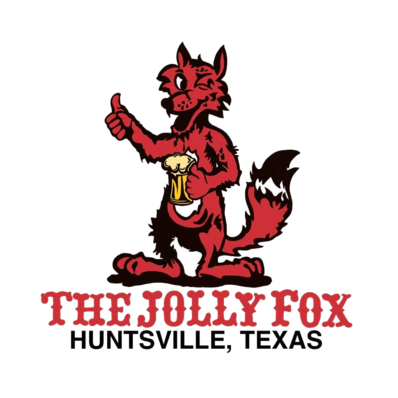 The Jolly Fox menu in Huntsville, Texas, USA