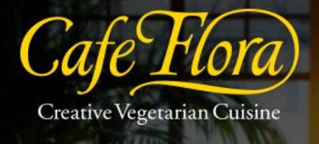 Cafe Flora Logo in SeattleWashington