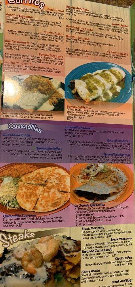 El Arado menu in Breese, Illinois, USA
