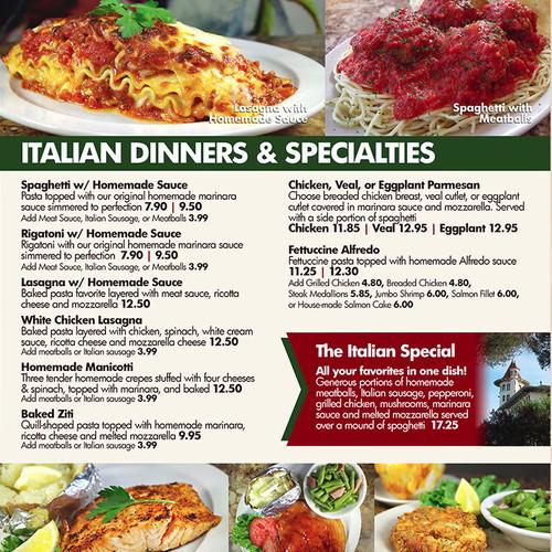 D'Atri's Restaurant menu in Cumberland, Maryland, USA