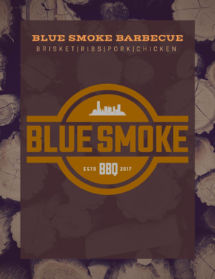 Blue Smoke Oklahoma Barbecue Logo in Bixby, Oklahoma
