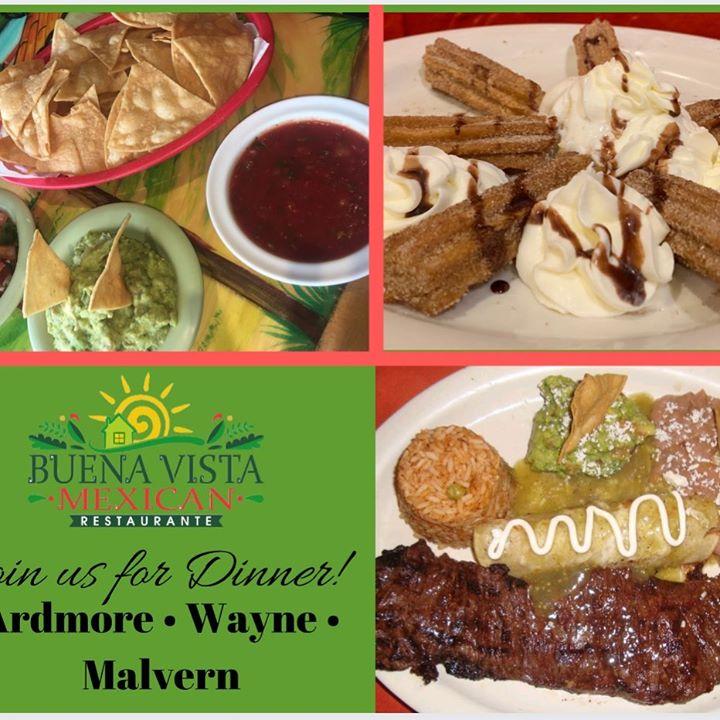 Buena Vista Mexican Restaurant in Malvern menus in Malvern