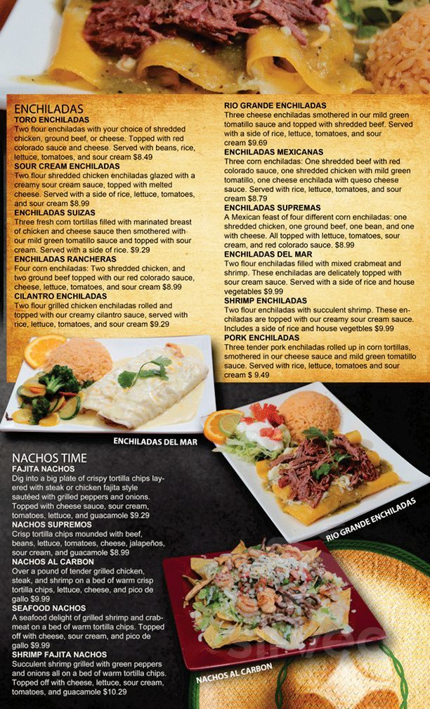 Rio Grande Fresh Mexican Grill menu in Noblesville, Indiana, USA