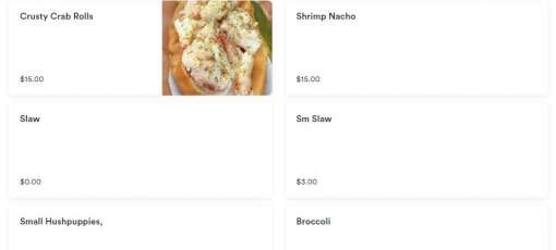 Menu for DEEP BLUE SEAFOOD in Portage, IN | Sirved