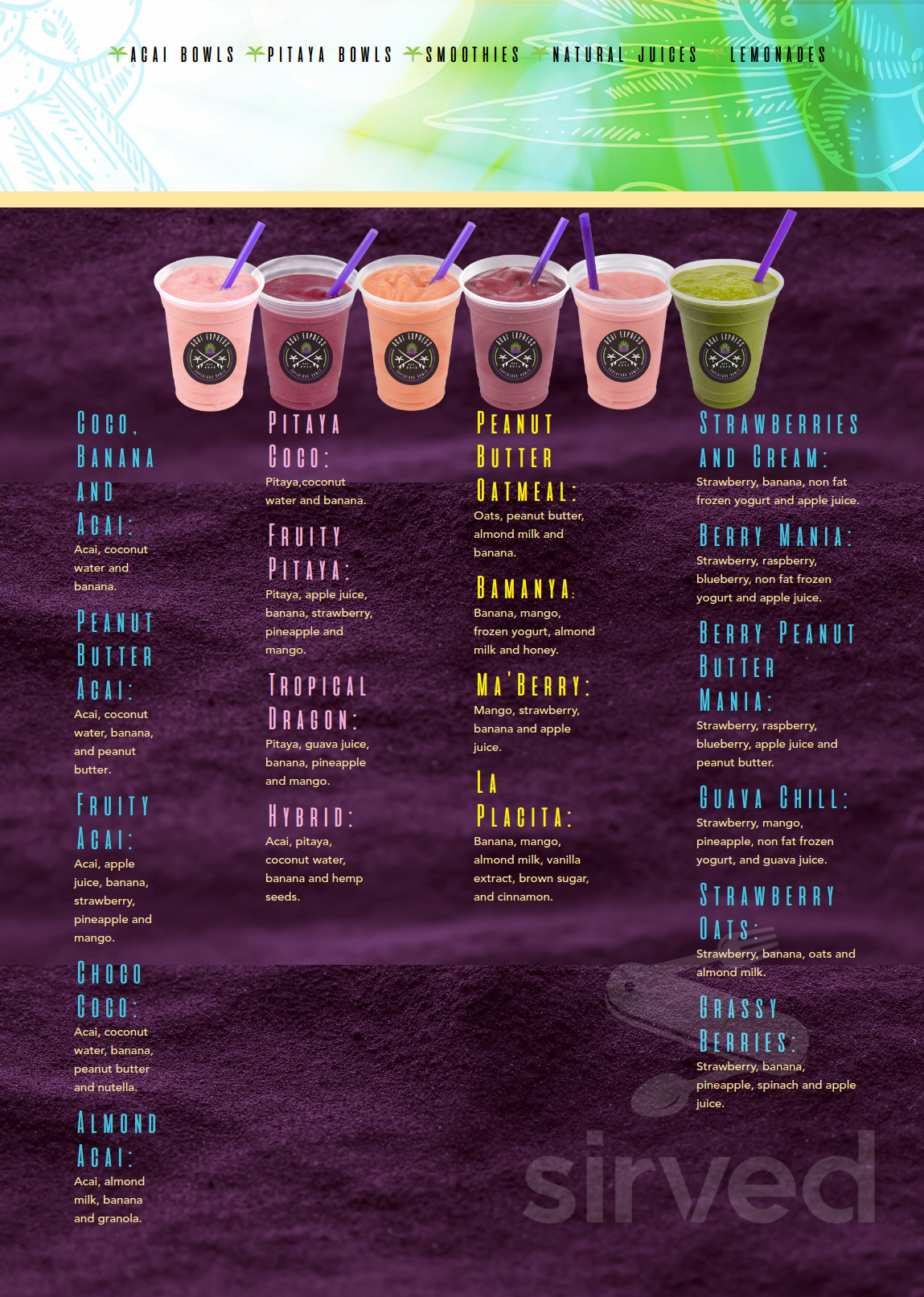 acai-express-menu-in-hartsville-south-carolina-usa