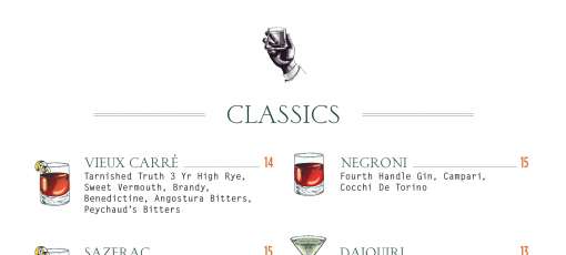 Menu for The Hunt Room in Virginia Beach, VA | Sirved