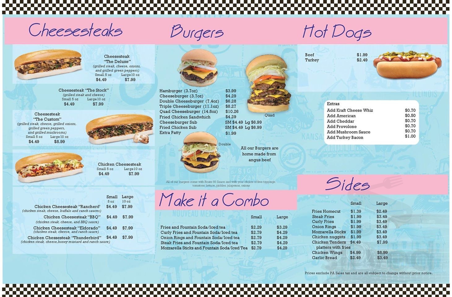 Route 66 Restaurant Lancaster PA Menus In Lancaster Pennsylvania route-66-restaurant-lancaster-pa-menus-in-lancaster-pennsylvania