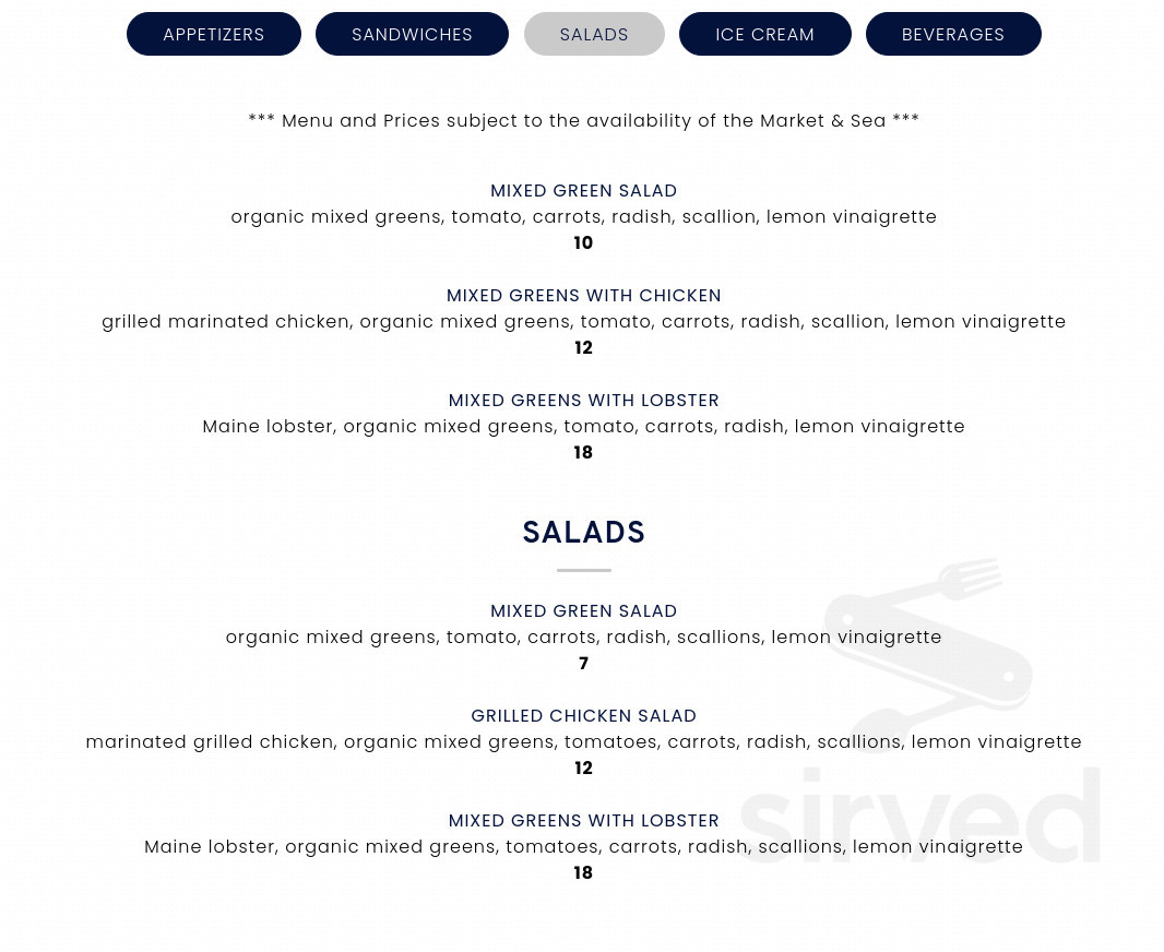 Menu - Port Washington NY's Butler's Flat Clam Shack | Sirved