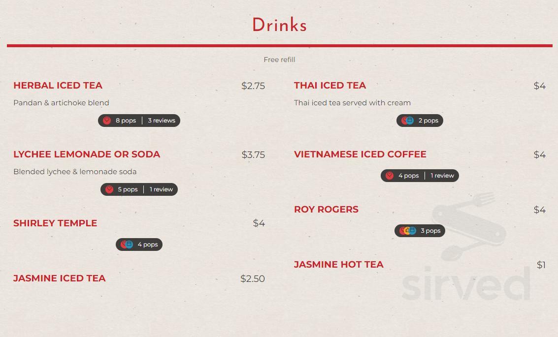 Sup Noodle Bar Irvine menu in Irvine, California, USA