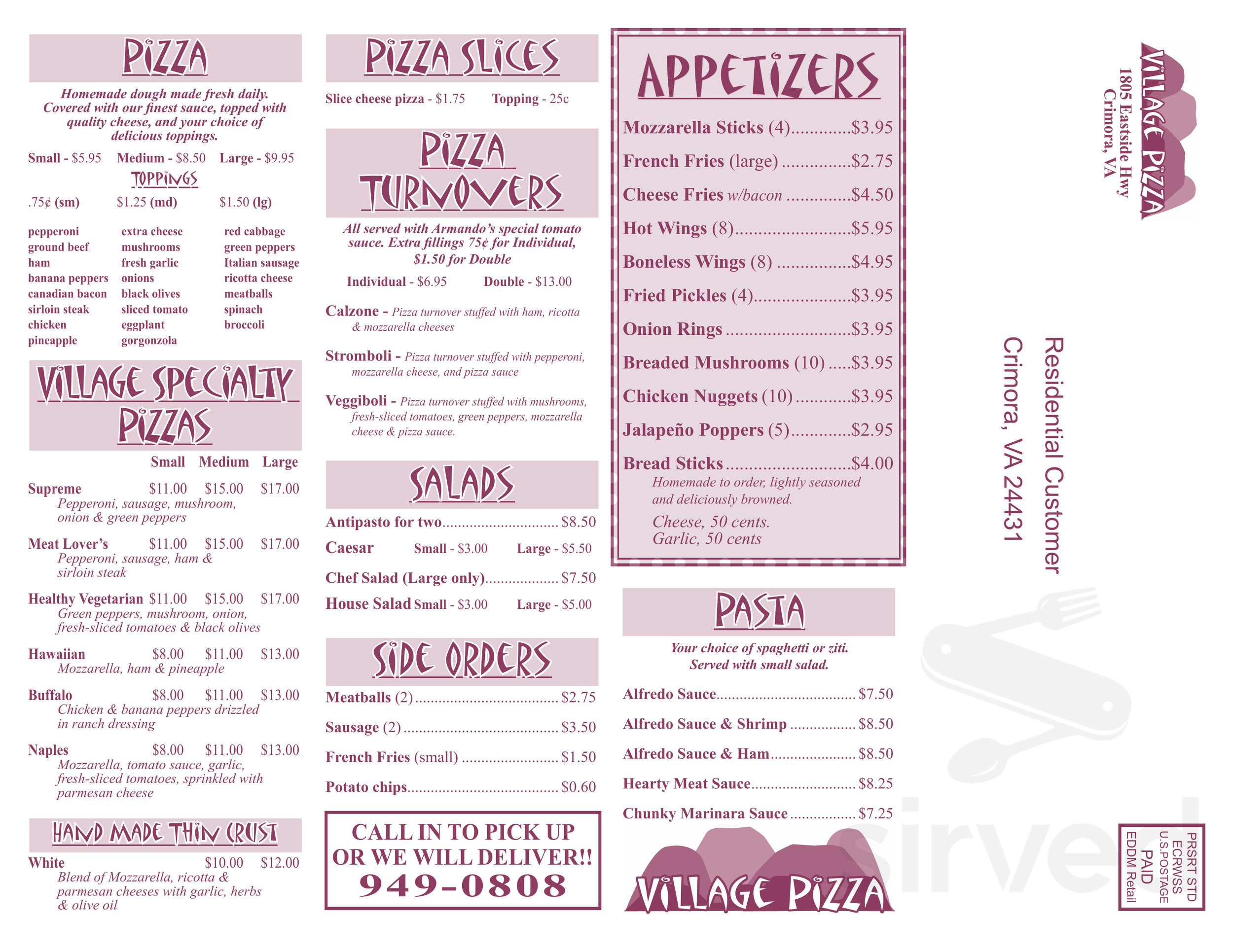 Village Pizza in Crimora, Virginia, United States