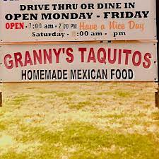 Menu for Granny's Taquitos in Graham, TX | Sirved
