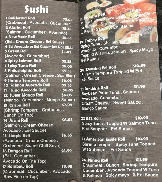 I love Ice Cream menu in Kissimmee, Florida, USA