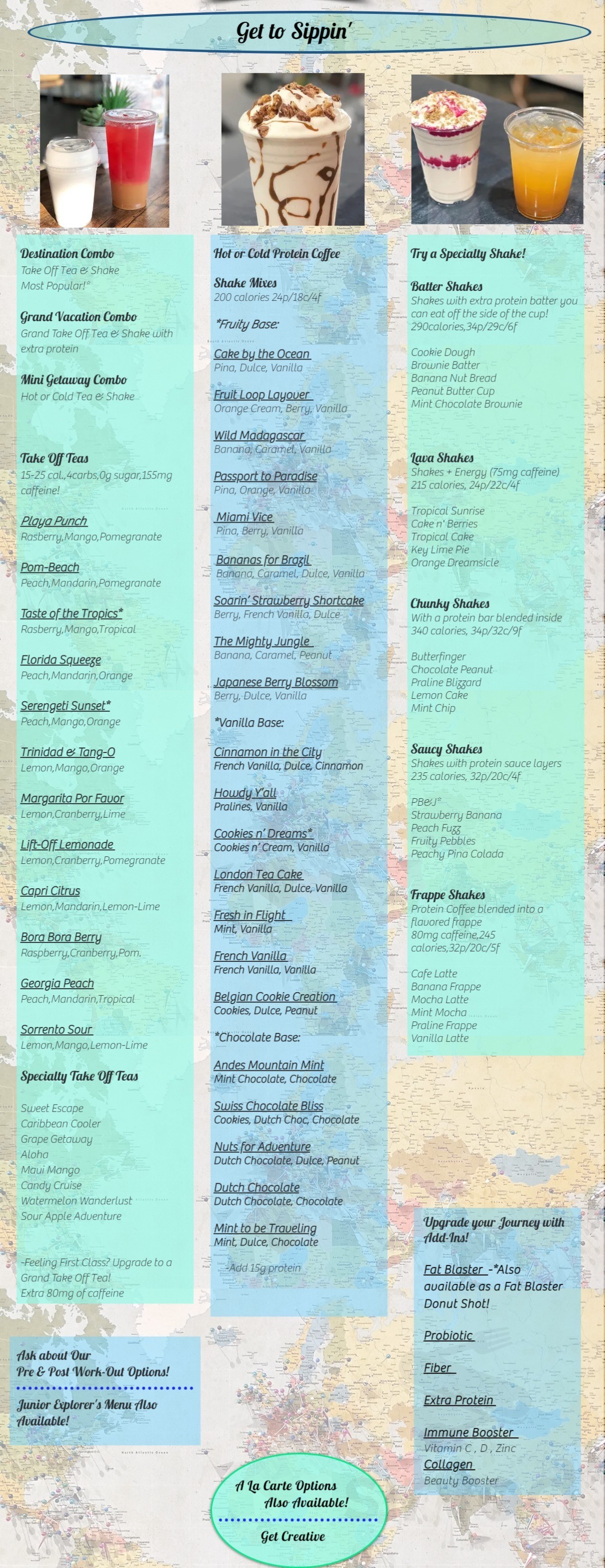 Destination Nutrition menus in Friendswood, Texas, United States