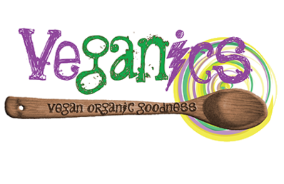 Veganics Vegan Catering Logo in Los Angeles, California