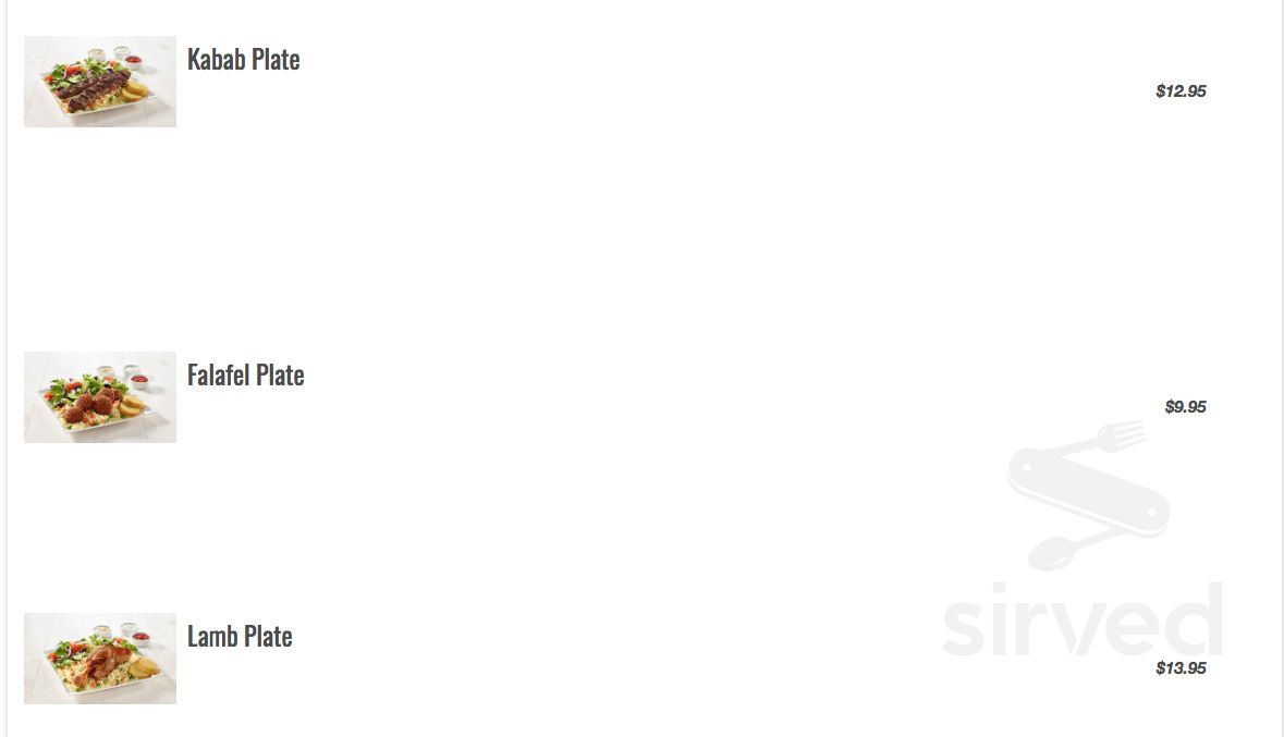 Pita Lite Shawarma menu in North York, Ontario, Canada