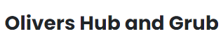 Olivers Hub and Grub Logo in Tripoli, Iowa