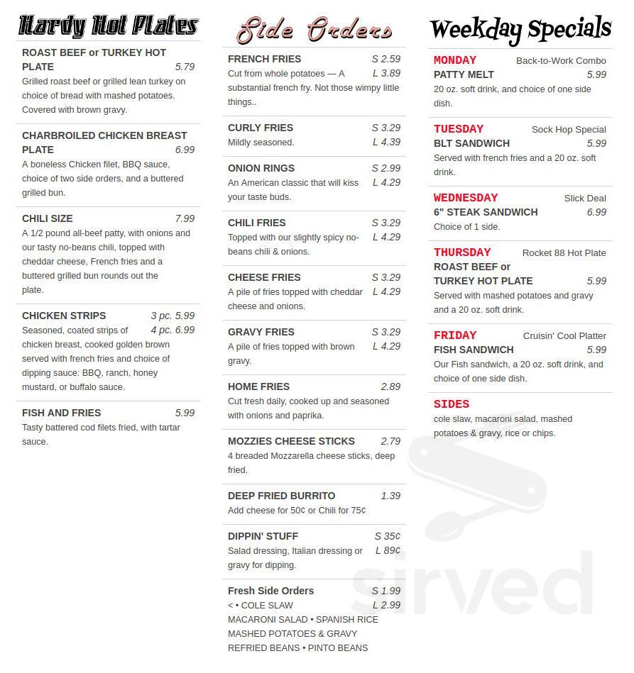 Menu - Van Nuys CA's Beeps Fast Food | Sirved