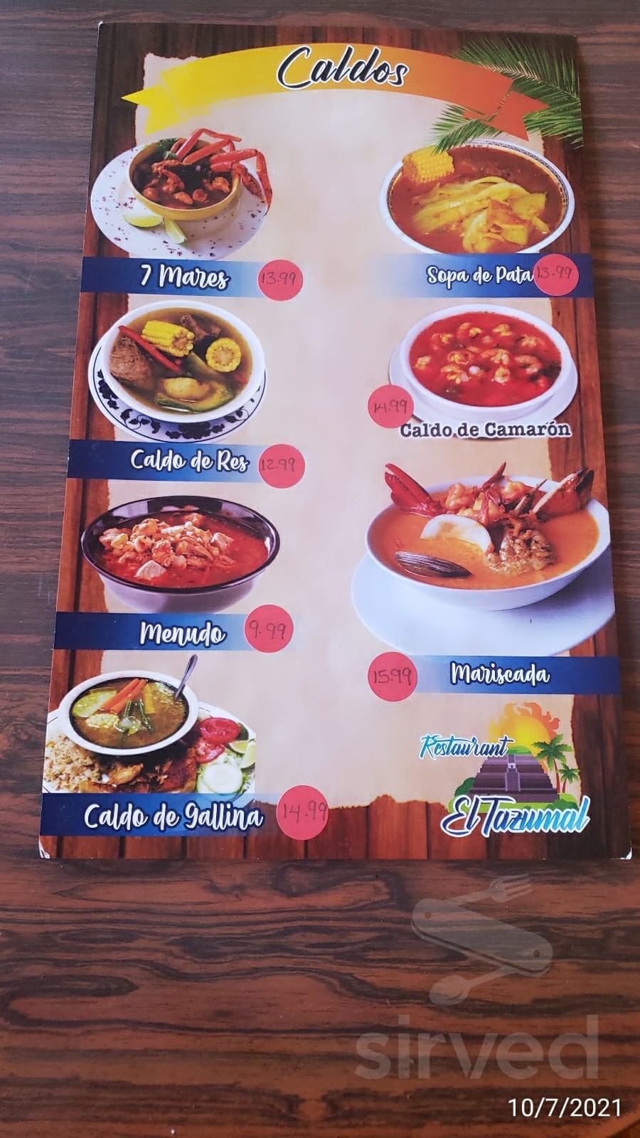 El Tazumal Restaurant Salvadoreno & Mexicano