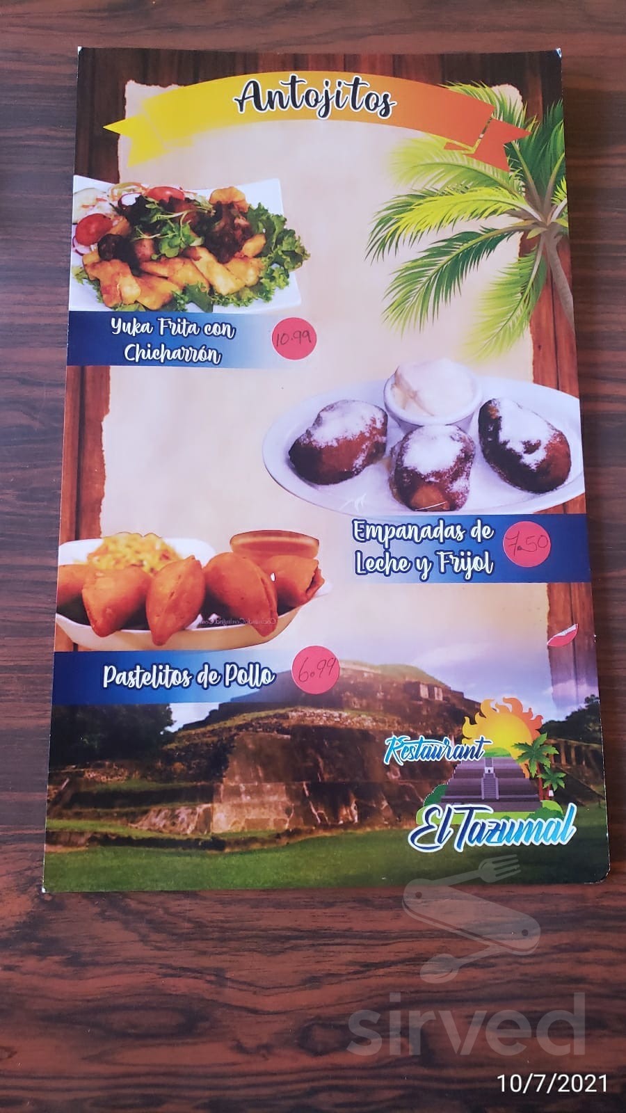 El Tazumal Restaurant Salvadoreno & Mexicano