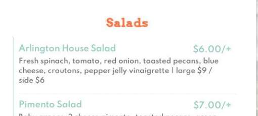 Menu for Elsie's Plate & Pie in Baton Rouge, LA | Sirved
