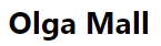 The Olga Mall Logo in Fort Myers, Florida
