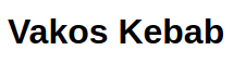 Vakos Kebab Logo in Burbank, California