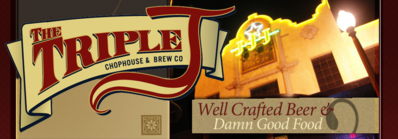 Triple J Chophouse & Brew Co. Logo in Lubbock, Texas