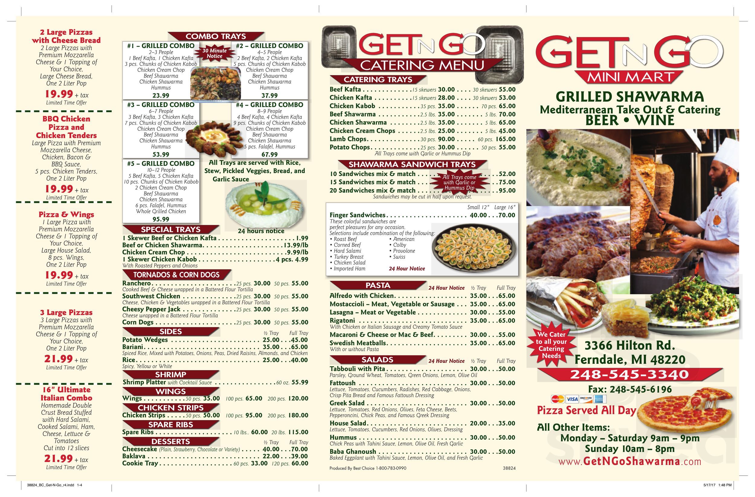 Get & Go Mini Mart menu in Ferndale, Michigan, USA