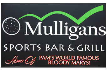 Mulligans Sports Bar & Grill Logo in Mountain, Wisconsin