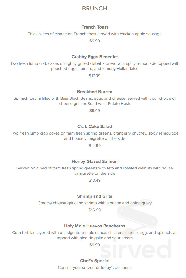 Cafe Karibo menu in Fernandina Beach, Florida, USA